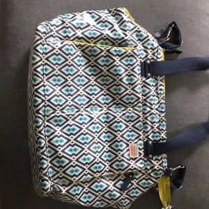 Skip Hop diaper bag. Jonathan Adler print.